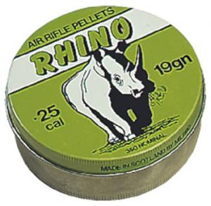 Rhino .25 air gun pellets not .22  350 off